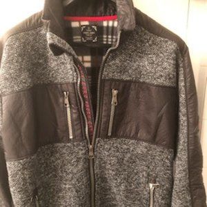 MENS POINT ZERO GOLD LABEL SWEATER ZIP UP JACKET SIZE XL